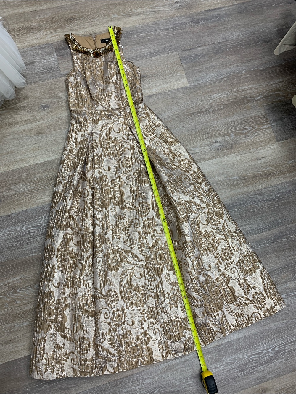 Aidan Mattox Jaquard SL dress Size 0